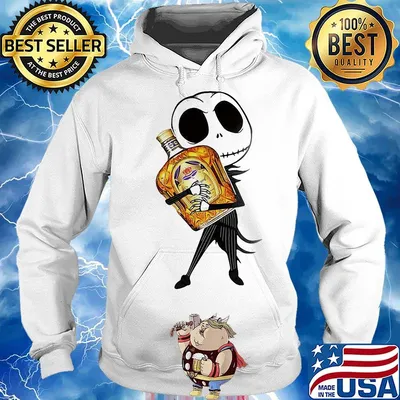 Jack skellington hug crown royal wine s Hoodie