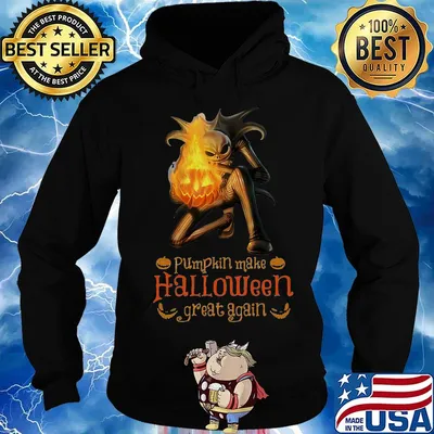 Jack skellington pumpkin make halloween great again s Hoodie