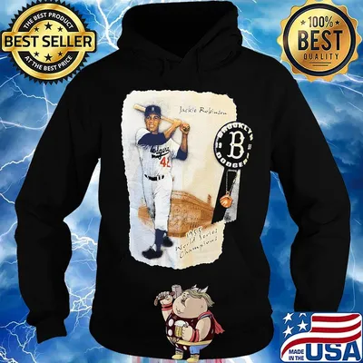 Jackie robinson los angeles dodgers 11955 world series champions s Hoodie