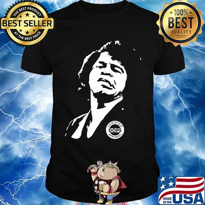 James Brown Certified dope apparel shirt