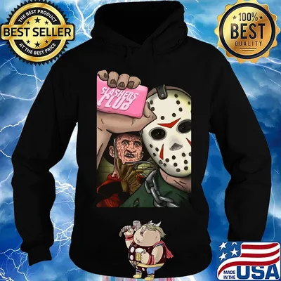 Jason voorhees and freddy krueger slashers club s Hoodie