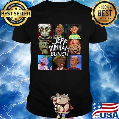 Jeff dunham bunch movie characters shirt