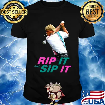 John daly rip it and sip it shirt