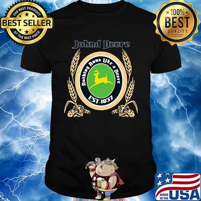 John deere nothing runs like a deere est 1837 shirt