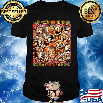 John denver singer art shirt