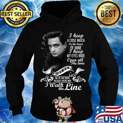 Johnny cash i keep a close watch on this heart of mine i keep my eyes wide open all the time s Hoodie