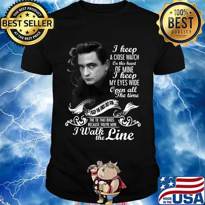 Johnny cash i keep a close watch on this heart of mine i keep my eyes wide open all the time shirt