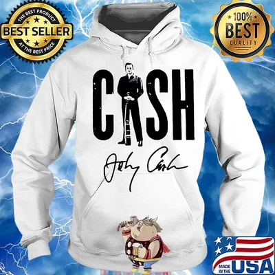 Johnny cash musician signature art s Hoodie