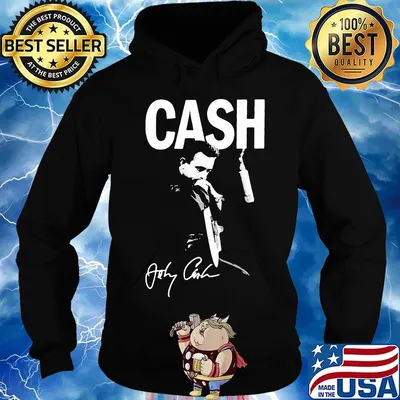 Johnny cash musician signature s Hoodie