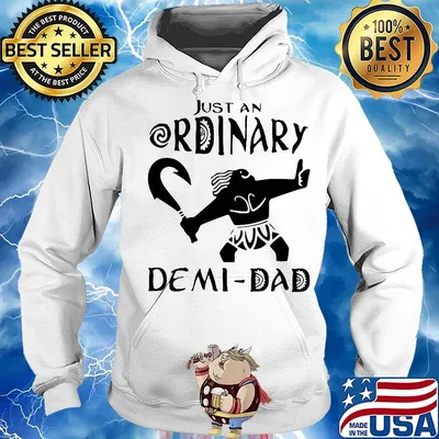 Just an ordinary demi-dad white s Hoodie