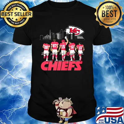 Kansas city chiefs football players signatures city shirt