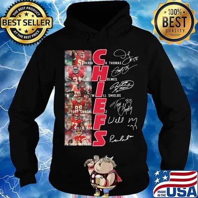 Kansas city chiefs football team players signatures s Hoodie