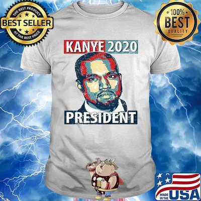 Kanye 2020 president american art shirt