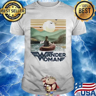 Kayaking wander woman vintage shirt
