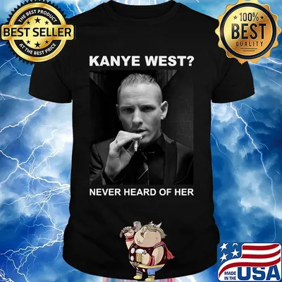 Keith richards kanye west never heard of her shirt