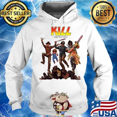 Kill destroyers serial killers kiss parody s Hoodie