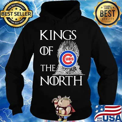 King of the north chicago cubs logo s Hoodie