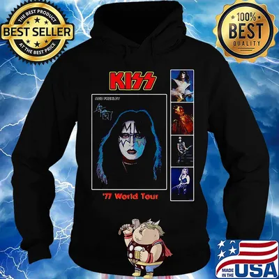 Kiss ace frehley 77 world tour signature s Hoodie