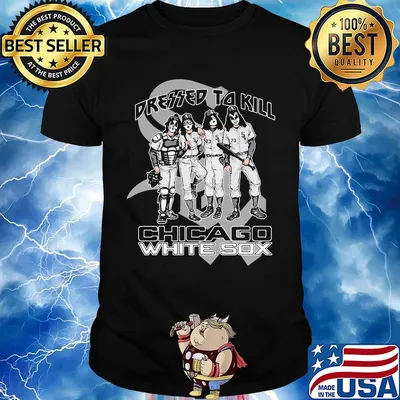 Kiss band dressed takill chicago white sox shirt