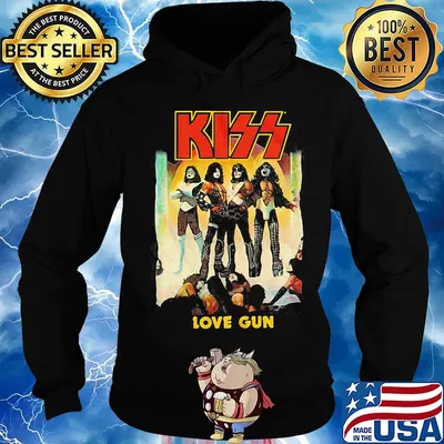 Kiss band love gun s Hoodie