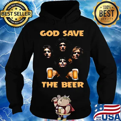 Kiss god save the beer s Hoodie