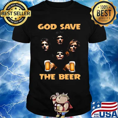 Kiss god save the beer shirt