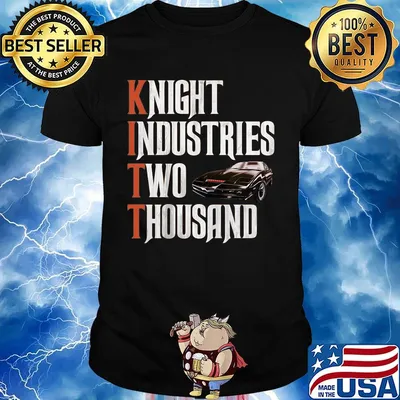 Knight rider two thousand car shirt