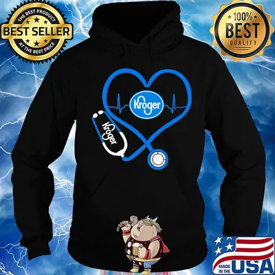 Kroger nurse stethoscope love heartbeat s Hoodie