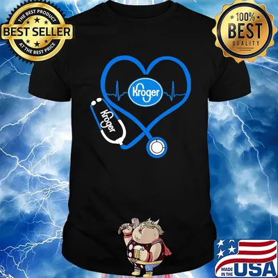 Kroger nurse stethoscope love heartbeat shirt