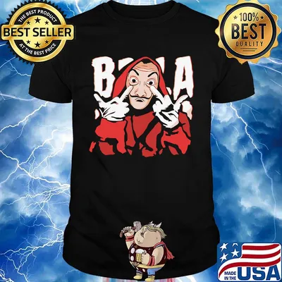 La casa de papel stickers shirt