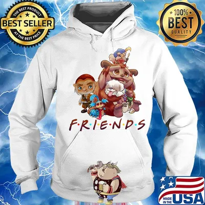 Labyrinth cartoon characters friends s Hoodie