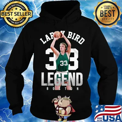 Larry bird 33 boston celtics basketball legend s Hoodie