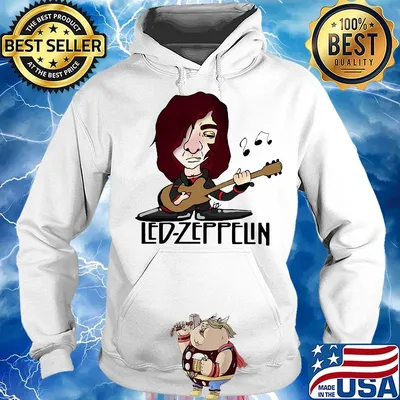 Led zeppelin band playing guitar s Hoodie