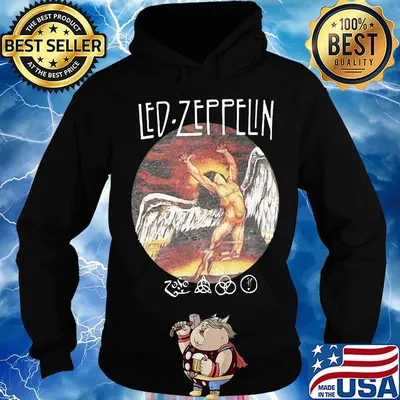 Led zeppelin wings vintage s Hoodie