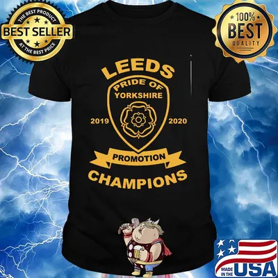 Leeds pride of yorkshire 2019-2020 promotion champions shirt