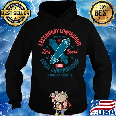 Legendary longboard ready to ride go longboard 1989 local championship longboard community s Hoodie
