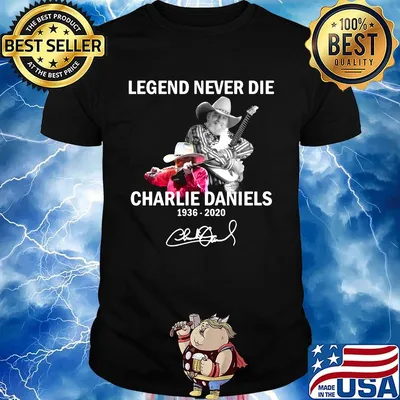 Legends never die charlie daniels 1936 2020 signature shirt