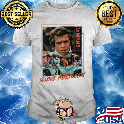 Lemans 20 steve mcqueen car shirt