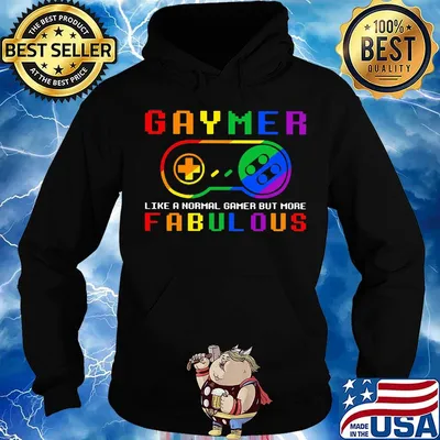 LGBT gaymer like a normal gamer but more fabulous s Hoodie