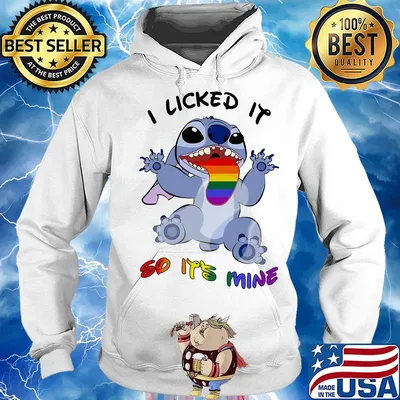 Lgbt stitch i liked it so it's mine s Hoodie