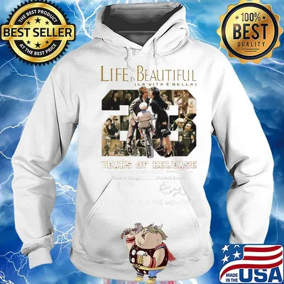 Life is beautiful slavita 23 years of release 1997 2020 thank you for the memories signatures s Hoodie