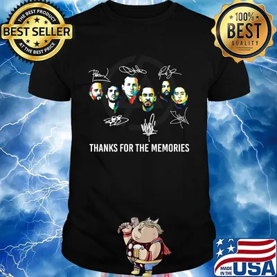 Linkin park thanks for the memories signatures shirt