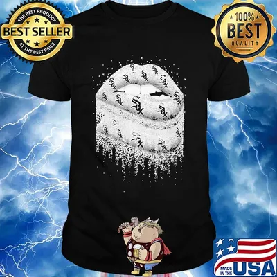 Lips chicago white sox baseball team logo shirt