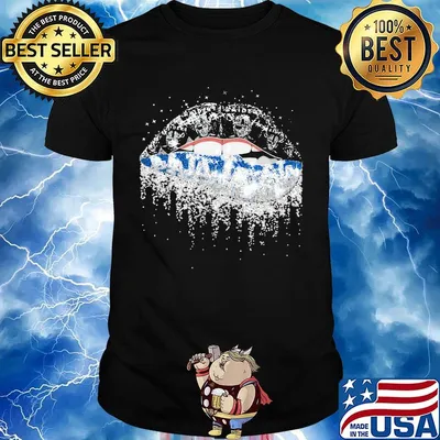 Lips los angeles raiders and los angeles dodgers shirt