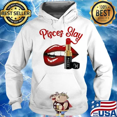 Lips pisces slay lipstick s Hoodie
