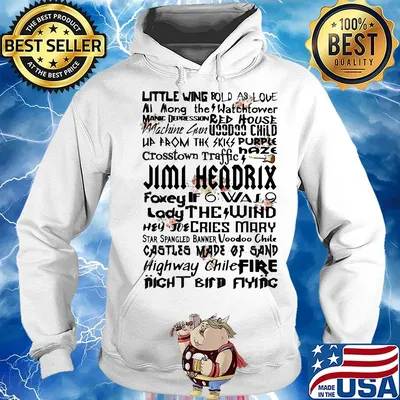 Little wing all among the watchflower mang depression jimi hendrix s Hoodie