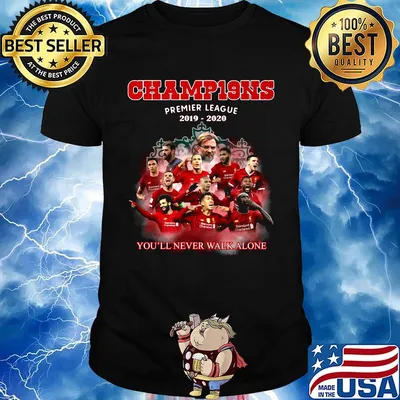 Liverpool champions premier league 2019 2020 you'll never walk alone shirt