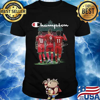 Liverpool fc champions signatures shirt