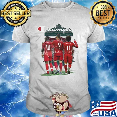 Liverpool fc champions signatures shirt