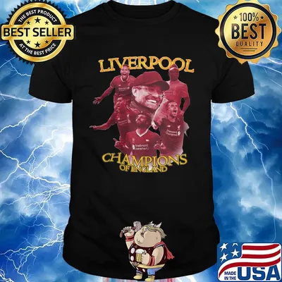 Liverpool football club champions of england shirt